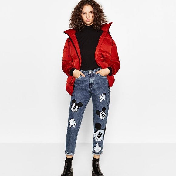 Mickey Mouse Disney High Waist Jeans - Picture 1 of 8